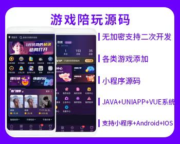 V8黑色陪玩高端小程序