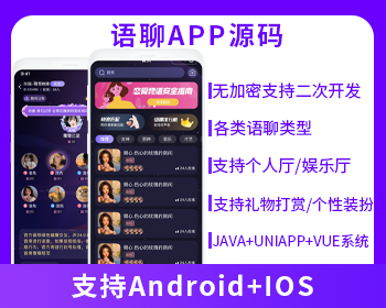 语聊大厅语音聊天APP系统