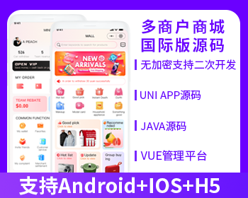 国际版省钱兄JAVA多商户运营版商城系统