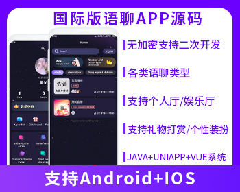 国际版多语言语聊大厅语音聊天APP系统